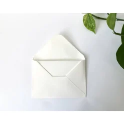 Clearance 3 - 50 Stück Karten wahlweise mit Umschlag Klappkarten aus Kraftpapier cremeweiß Einladungskarten