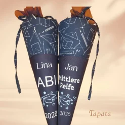 Geschenke|Tapata Design 2026 Abi, Mittlere Reife - Schulabschluss Abschlusstüte