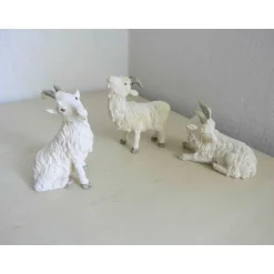 3 Bergziegen aus Polyresin – Dekofiguren zum Basteln & Verschenken Geldgeschenke