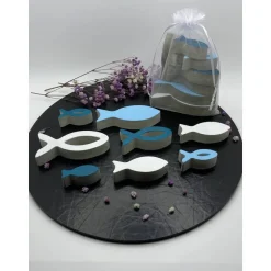 Best 8 Beton Fische | Tischdeko | Kommunion | Konfirmation | Taufe Tischdekoration
