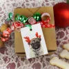 Best 10 Boxen + Geschenkanhänger „Mopsige Weihnachten“ Geschenkverpackungen