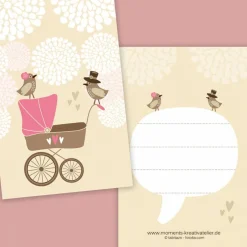Geldgeschenke|moments-kreativatelier 10 Boxen+10 Geschenkanhänger Baby  /// ABVERKAUF