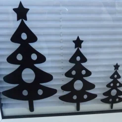 Sticker & Aufkleber|frickelfrieda 15 Bäume Weihnachten im skandivaschen Stil , minimalistische Fensteraufkleber