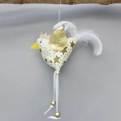 Hot 2 Christbaumschmuck-Hühner *crazy Christmas-Chicken*  Weihnachtsdeko, Stoffhühner für Weihnachten Weihnachtsdeko