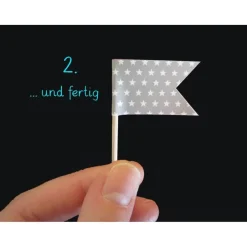 18 Cupcake-Fähnchen - Aufkleber | Babyshower Geschenke
