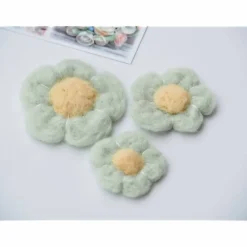 * DEKOBLUMEN * PASTELLFARBEN * 3 STÜCK * 100 % WOLLE * HANDGEARBEITET * NADELFILZ * ZUR DEKORATION Frühling