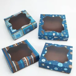 Hot 4 Duobox Small- Weihnachten - mit Fenster Geschenkverpackungen