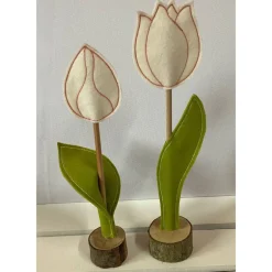Discount 2 er Set FilzTulpen -  schlicht & schön -  Filz - Frühjahrsdekoration - Osterdekoration  - Ostern Frühling