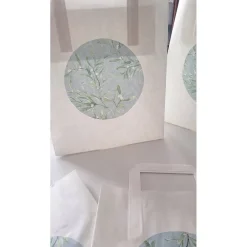 3 er Set Geschenktüten mit Mistelzweigen Geschenkverpackungen