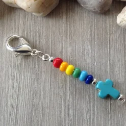1 farbenfrohes Gastgeschenke / Mitbringsel / Mitgebsel / Charms Gastgeschenke