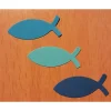 Clearance 120 Fische a 3,5 cm für Tischdeko Streuartikel aus Papier Kommunion, Taufe, Konfirmation, Firmung Tischdekoration