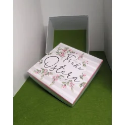 Geschenkverpackungen|Kreatives von Mini Molli " Frohe Ostern ", Geschenkkarton mit Serviettenmotiv