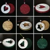 Clearance 3 große Anhänger Weihnachten | weiß rot gold grün | 9,5 cm | Herz Stern Tanne Baumschmuck