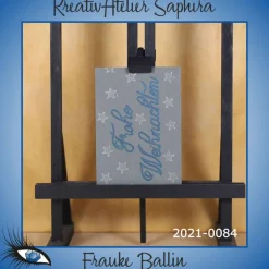 Weihnachtskarten|KreativAtelier Saphira ►2021-0084◄ Karte A7 - WEIHNACHTEN
