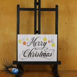 Weihnachtskarten|KreativAtelier Saphira ►2021-0148◄ Karte A6 - WEIHNACHTEN "Merry Christmas + Weihnachtskugeln"