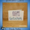 ►2019-0581◄ Karte B6 - GUTSCHEIN Geschenke