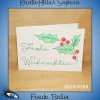 Best ►2019-0265◄ Karte B6 - WEIHNACHTEN "Weihnachtszweig" Weihnachtskarten
