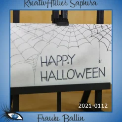 Discount ►2021-0112◄ Karte Din lang - HALLOWEEN "Halloween + Spinnenweben" Einladungskarten