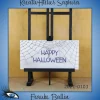 Einladungskarten|KreativAtelier Saphira ►2021-0103◄ Karte Din lang - HALLOWEEN "Halloween + Spinnenweben"