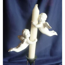 Clearance 2 Kerzenengel für Leuchterkerzen, Engel,Putten,Tischkultur,Hochzeitsdeco Hochzeitskerzen