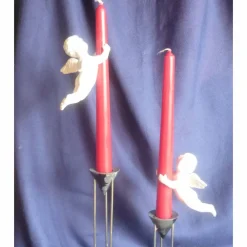 Clearance 2 Kerzenengel für Leuchterkerzen, Engel,Putten,Tischkultur,Hochzeitsdeco Hochzeitskerzen
