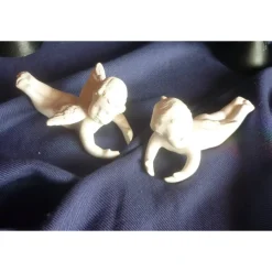 Clearance 2 Kerzenengel für Leuchterkerzen, Engel,Putten,Tischkultur,Hochzeitsdeco Hochzeitskerzen