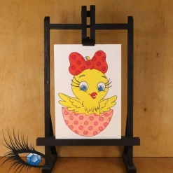 Sale ►2022-0036◄ Klappkarte B6 - OSTERN - "Küken" Osterkarten