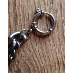 Best 1 Lederhosen - Charivari, zweireihig, 7 Anhänger, ca. 33 cm, Trachtenschmuck, Herrenschmuck, Trachtenaccessoires Trachtenschmuck