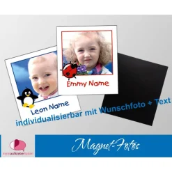Online 20 Magnetfotos - Polaroid-Design | personalisierbar mit Foto - für Kinder Kinder Glückwunschkarten