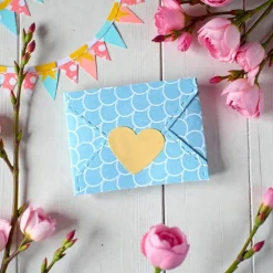Dekoration|pollimarket 20 Mini Umschläge bunt Frühling – Kleine Briefumschläge als Gastgeschenk, Geldgeschenk oder Mitbringsel