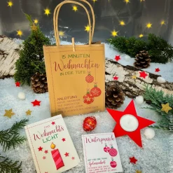 Weihnachtsgeschenke|KikisKreativeWelt by LMS 15 Minuten Weihnachten in der Tüte - Geschenk in der Tüte, Weihnachtsgeschenk, Aufmerksamkeit, Antistress, Wichteln