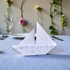 New 10 Origami Segelboote Tischdeko – Maritime Boote für Konfirmation, Taufe & Hochzeit Tischdekoration