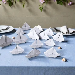 New 10 Origami Segelboote Tischdeko – Maritime Boote für Konfirmation, Taufe & Hochzeit Tischdekoration
