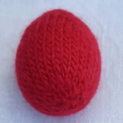 3 Ostereier gestrickt gefilzt Osterdeko Ostereier