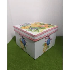 Geschenkverpackungen|Kreatives von Mini Molli " Osterküken Frühlingsgruß ", Geschenkkarton mit Serviettenmotiv