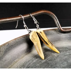 Trachtenschmuck|Tinas Schmucktruhe 1 Paar Ohrringe, Edelstahl und Horn, Auswahl