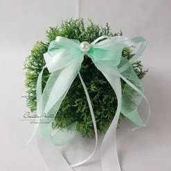 Online 10 St. Autoschleifen MINT in WEISS oder CREME Antenne Hochzeit Hochzeitsdeko
