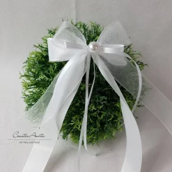 Hochzeitsdeko|CreativAnita 10 St. Autoschleifen WEISS Antenne Hochzeit