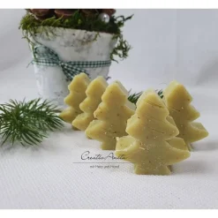 Best 5 St. Sterne Tannenbaum - Christbaum - EISENKRAUT Gastgeschenke Weihnachten - Schafmilchseife Weihnachtsgeschenke