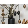 10 Stck. Ostereier schwarz gold Ostereier