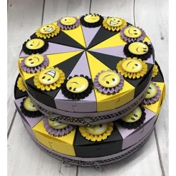 Best 2 Stöckige Torte  - Smiley - 24 Stück Geschenke