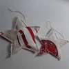 Hot 2 Sterne Weihnachten 1x klein, 1x groß, Sterne zum Aufhängen, Set 26 Weihnachtsdeko