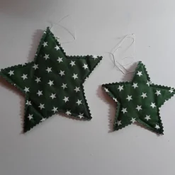 Hot 2 Sterne Weihnachten 1x klein, 1x groß, Sterne zum Aufhängen, Set 10 Weihnachtsdeko