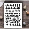 Hot 77 Sticker, Aufkleber Set Weihnachten  Weihnachtsaufkleber, Christbaumkugel, Schriftzug,Namensaufkleber Weihnachtsbaumku Sticker & Aufkleber