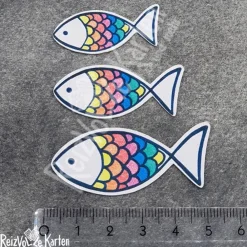 Online 20 Streuteile Deko Regenbogen Fisch Dekoration