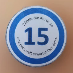 Online 24 Teelichter mit geheimen Botschaften – Adventskalender Füllung & DIY Geschenkidee Adventskalender