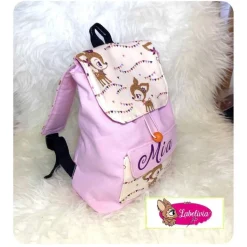2 tlg. Set bestehend aus Kindergarten Rucksack und Turnbeutel. Hafenkitz gold mit und ohne Namen Kinder Kinderrucksack