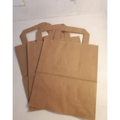 Sale 4 Tüten aus Kraftpapier mit Henkeln Geschenkverpackungen