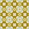 Tischdekoration|Retroliebe 10 Untersetzer für Getränke Erdenblumen, Glasuntersetzer mit Blümchen im Design der 60er Jahre