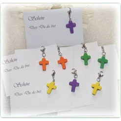 Best 8 x Gastgeschenke Kreuzchen Taufe, Kommunion, Konfirmation, Give Away Kreuze mit Kärtchen Gastgeschenke